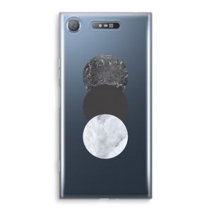 Marmeren cirkels: Sony Xperia XZ1 Transparant Hoesje