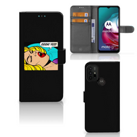Motorola Moto G10 | G20 | G30 Wallet Case met Pasjes Popart Oh Yes - thumbnail