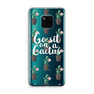 Cactus quote: Huawei Mate 20 Pro Transparant Hoesje