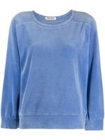 Giorgio Armani Pre-Owned sweat à fini texturé (années 1980) - Bleu - thumbnail