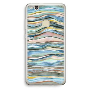 Watercolor Agate: Huawei Ascend P10 Lite Transparant Hoesje
