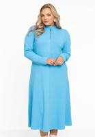 Yoek Jurk met opstaande kraag | Licht Blauw | Maat 46/48
