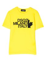 DSQUARED2 KIDS t-shirt à logo imprimé - Jaune - thumbnail