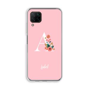 Pink Bouquet: Huawei P40 Lite Transparant Hoesje