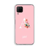 Pink Bouquet: Huawei P40 Lite Transparant Hoesje