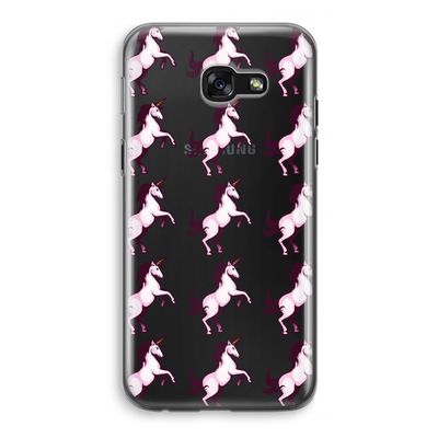 Musketon Unicorn: Samsung Galaxy A5 (2017) Transparant Hoesje