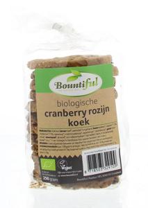 Bountiful Cranberry rozijnkoek bio