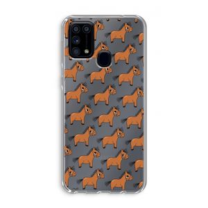 Pony: Samsung Galaxy M31 Transparant Hoesje