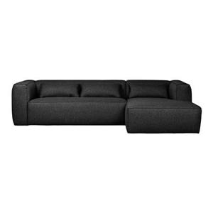 Woood Exclusive Bean Chaise Longue Rechts - Polyester - Dark Grey