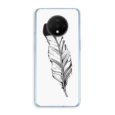 Pluim: OnePlus 7T Transparant Hoesje