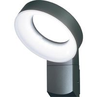 Asti wandlamp met led verlichting ringvorm donker grijs 7273-370