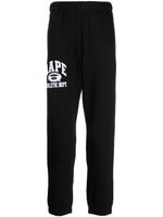 AAPE BY *A BATHING APE® pantalon de jogging en coton biologique à logo imprimé - Noir - thumbnail