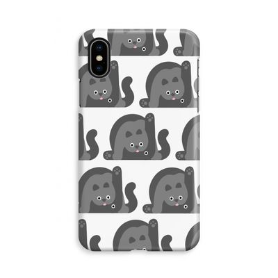 Cats: iPhone Xs Volledig Geprint Hoesje