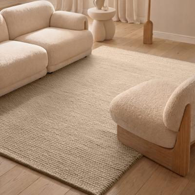 Vloerkleed Diana Rechthoekig - Lichtbeige 300x200cm - Wol - Dekbed-Discounter.nl