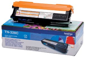 Brother TN-328C tonercartridge 1 stuk(s) Origineel Cyaan