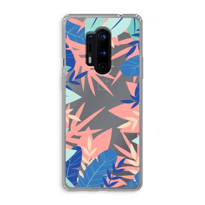 Tropisch: OnePlus 8 Pro Transparant Hoesje