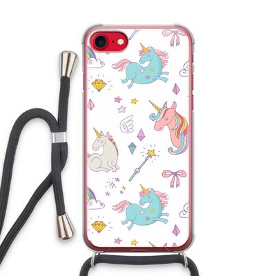 Fantasiewereld: iPhone SE 2020 Transparant Hoesje met koord
