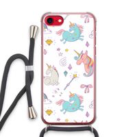 Fantasiewereld: iPhone SE 2020 Transparant Hoesje met koord