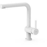 Keukenkraan Tres Top | Opbouw | 360° Draaibaar | Mengkraan | 1-hendel | Rond | Wit mat
