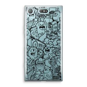 Vexx Black City : Sony Xperia XZ1 Compact Transparant Hoesje