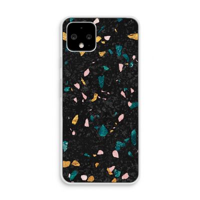 Terrazzo N°10: Pixel 4 Transparant Hoesje