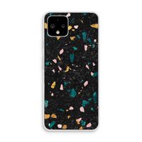 Terrazzo N°10: Pixel 4 Transparant Hoesje