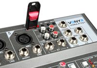 Vonyx VMM-F701 7 kanaals muziekmixer met effect en USB speler - thumbnail