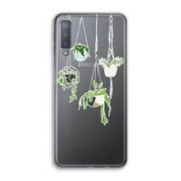 Hang In There: Samsung Galaxy A7 (2018) Transparant Hoesje