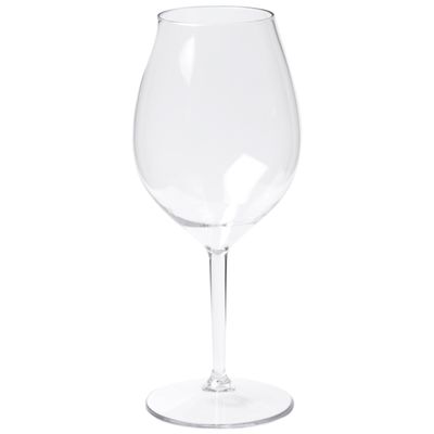 Wijnglazen - set van 4x - transparant - onbreekbaar kunststof - 510 ml