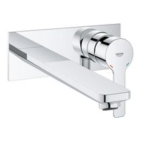 GROHE Lineare New waterbesparende afbouwdeel inbouw wandkraan L-size met uitloop 20.7cm chroom 23444001 - thumbnail