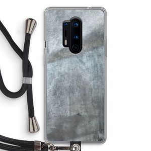 Grey Stone: OnePlus 8 Pro Transparant Hoesje met koord