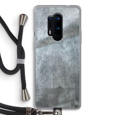 Grey Stone: OnePlus 8 Pro Transparant Hoesje met koord