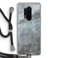 Grey Stone: OnePlus 8 Pro Transparant Hoesje met koord Grey Stone: OnePlus 8 Pro Transparant Hoesje met koord