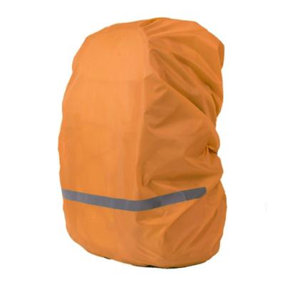 Reflecterende licht waterdichte stofdichte rugzak regenhoes draagbare Ultralight schoudertas beschermhoes maat: S (Orange)