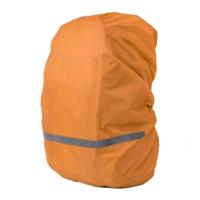 Reflecterende licht waterdichte stofdichte rugzak regenhoes draagbare Ultralight schoudertas beschermhoes maat: S (Orange)