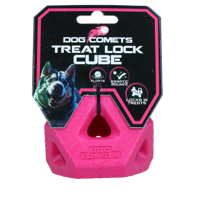 Dog Comets Treat Lock Cube Roze