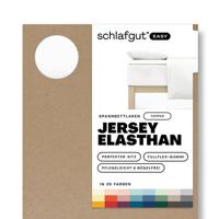 Schlafgut Schlafgut EASY Jersey Elasthan Topper Hoeslaken XL - 180x200 - 200x220 101 Full-White