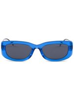 Prada Eyewear lunettes de soleil rectangulaires Symbole - Bleu - thumbnail