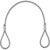 Eurolite Steel Rope (SC) 400x3mm silver safety kabel
