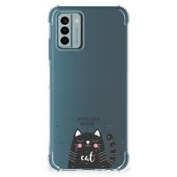 Nokia G22 Stevig | Bumper Hoesje | Cat Good Day