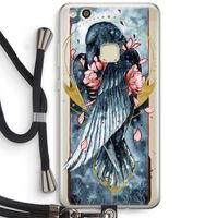 Golden Raven: Huawei Ascend P10 Lite Transparant Hoesje met koord