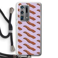 Bacon to my eggs #2: Huawei P40 Pro Plus Transparant Hoesje met koord