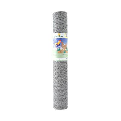 Gaas zeskant verzinkt 25/0,8 mm, 1x2,5 m - Giardino