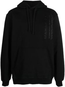 Maharishi hoodie à logo brodé - Noir