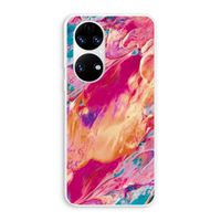 Pastel Echoes: Huawei P50 Transparant Hoesje Pastel Echoes: Huawei P50 Transparant Hoesje