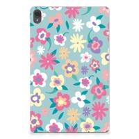 Lenovo Tab P11 | P11 Plus | Siliconen hoesje | Flower Power