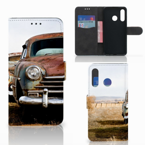 Huawei P30 Lite (2020) Telefoonhoesje met foto Vintage Auto