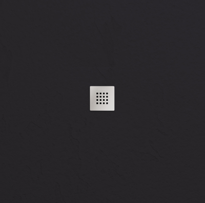 Doucheplaat Smart Slate Negro 90x90cm