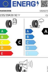 Hankook K127 xl 235/35 R20 92Y HK2353520Y127XL
