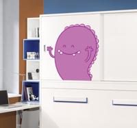 Kinderen paars monster